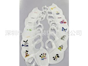 3D儿童口罩LOGO订制烫标